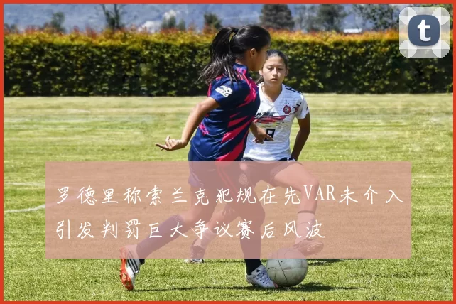 罗德里称索兰克犯规在先VAR未介入引发判罚巨大争议赛后风波